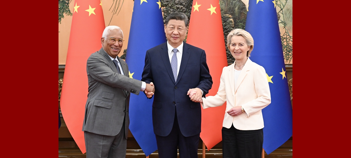 China, EU should uphold openness and cooperation, properly manage differences: Xi